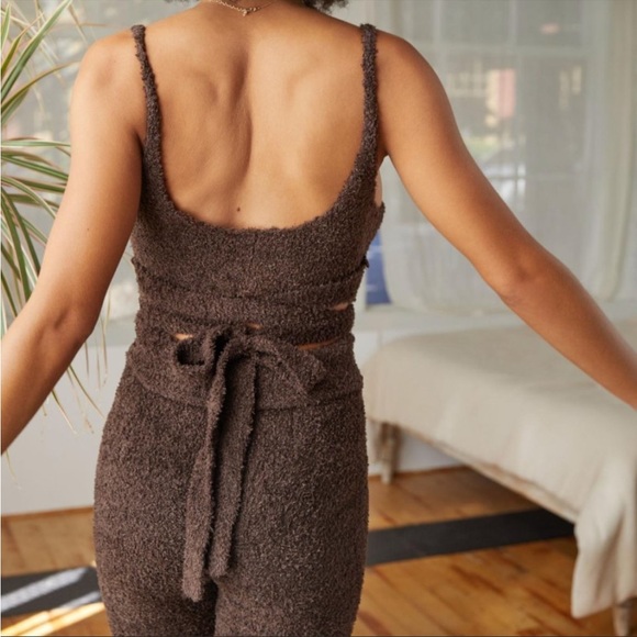 Urban Outfitters Out From Under Nico brown wrap sweater tank top Medium NWT - Picture 2 of 8